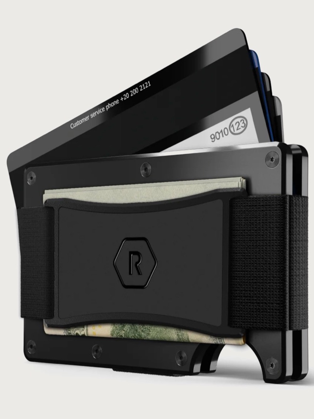Ridge Minimalist Card Wallet in Slate Gray